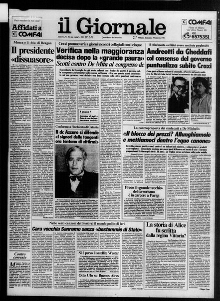 Il giornale : quotidiano del mattino